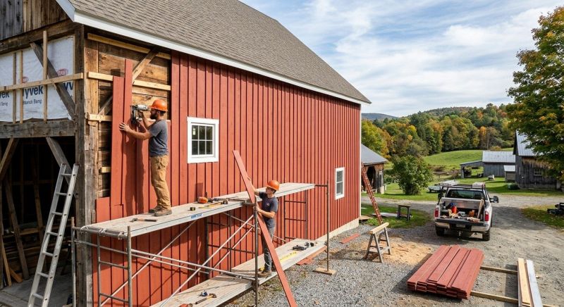 Barn Siding Installation in Beverly, MA