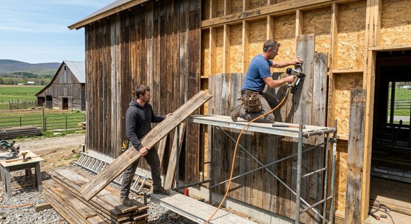 Barn Siding Installation in Everett, MA