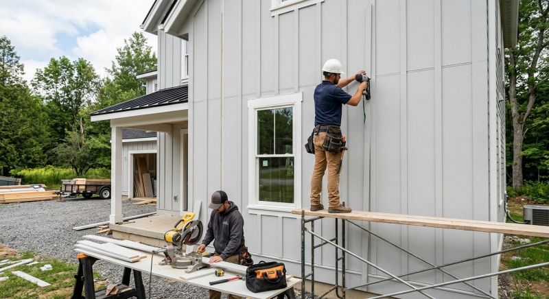 Batten Siding Installation in Concord, MA
