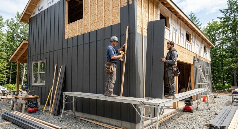 Batten Siding Installation in Milton, MA