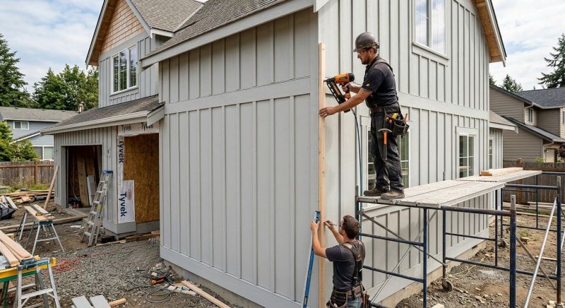 Batten Siding Installation in West Roxbury, MA