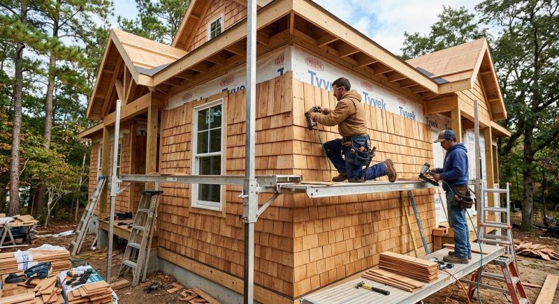 Cedar Siding Installation in Andover, MA