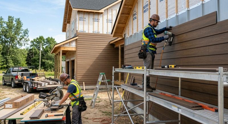 Composite Siding Installation in Melrose, MA