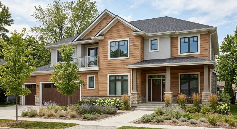 Faux Wood Siding Installation in Brookline, MA