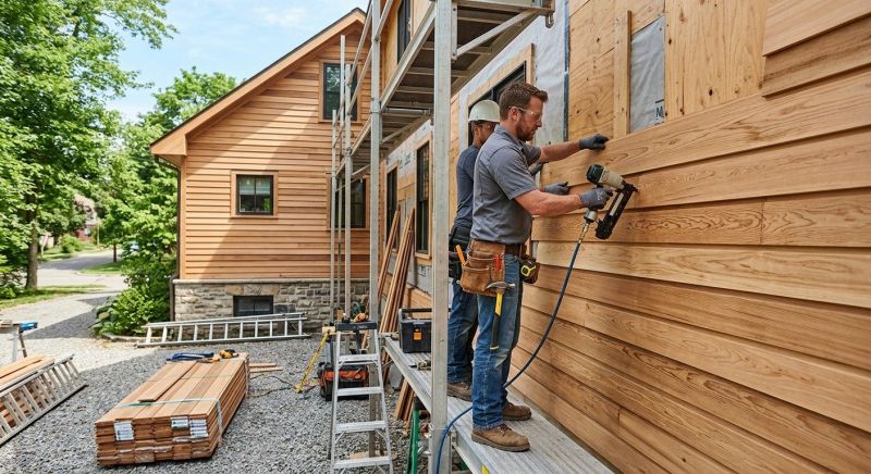 Hardwood Siding Installation in Arlington, MA