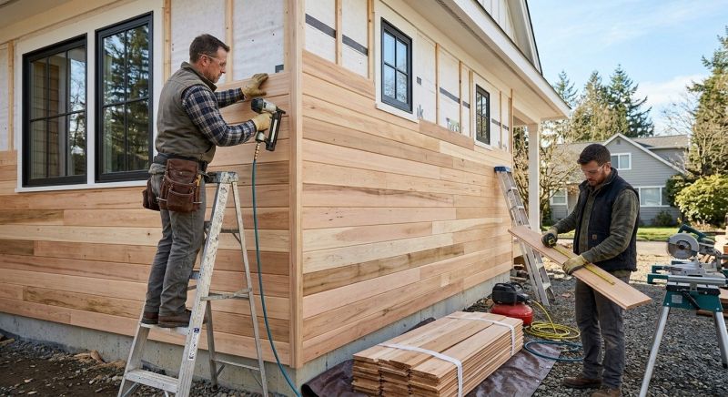 Hardwood Siding Installation in Cambridge, MA