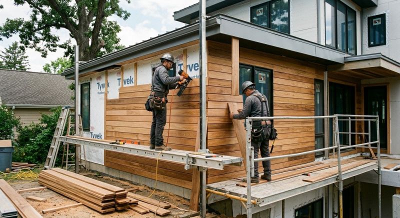 Hardwood Siding Installation in Georgetown, MA