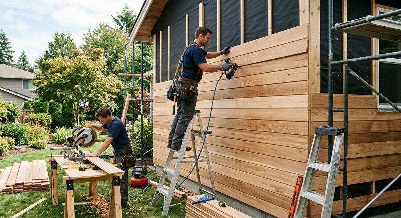 Hardwood Siding Installation in Essex County, MA