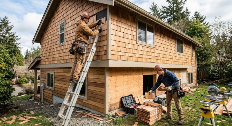 Hardwood Siding Installation in Middleton, MA