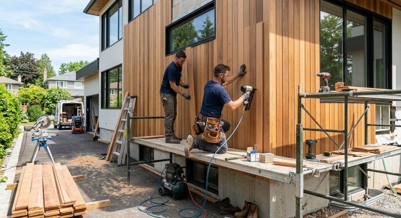 Hardwood Siding Installation in North Chelmsford, MA