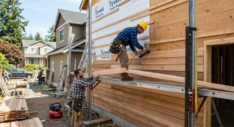 Hardwood Siding Installation in Wayland, MA