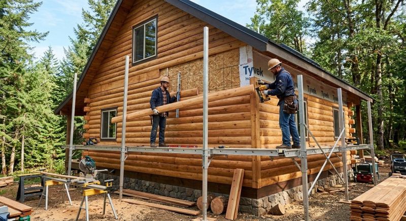 Log Siding Installation in Braintree, MA