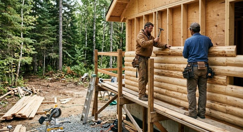 Log Siding Installation in Haverhill, MA