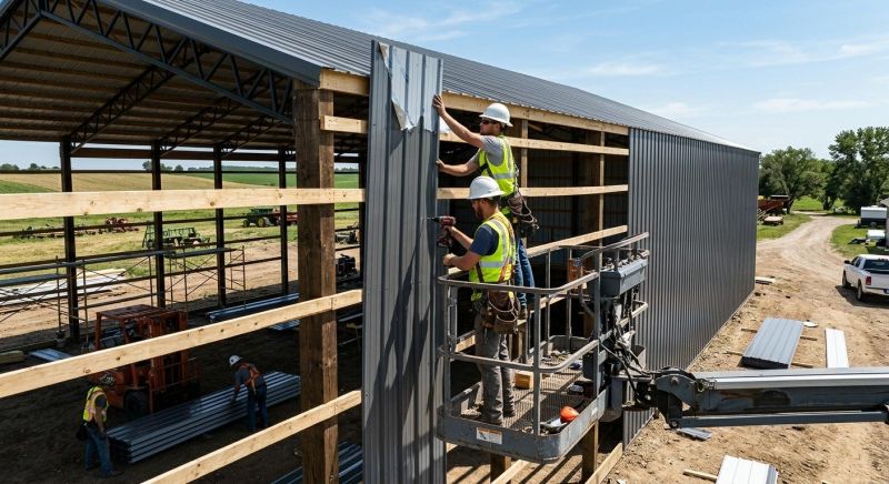 Metal Barn Siding Installation in Essex County, MA