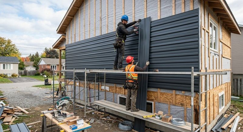 Metal Siding Installation in Haverhill, MA