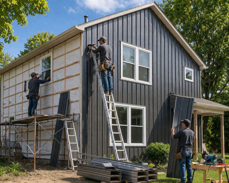 Metal Siding Installation in Needham, MA