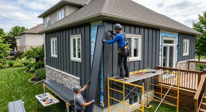 Metal Siding Replacement in Lawrence, MA