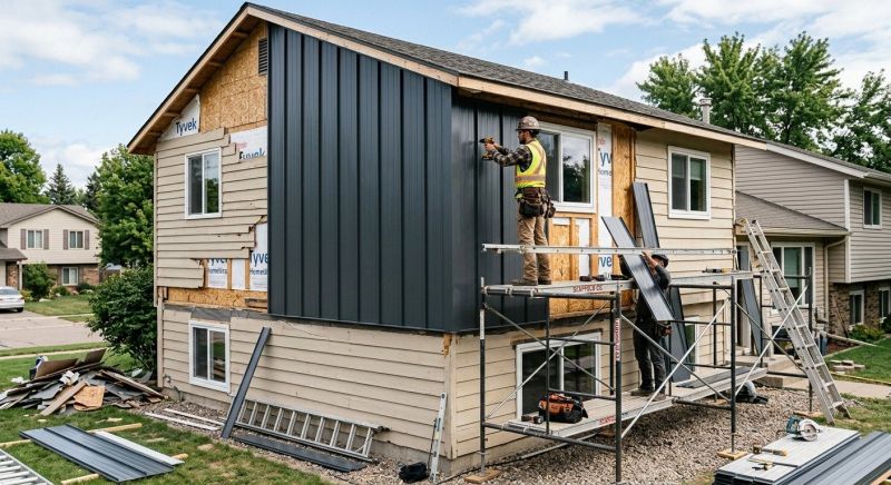 Metal Siding Replacement in Middlesex County, MA
