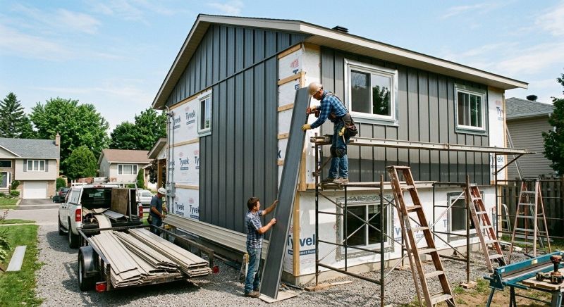 Metal Siding Replacement in Needham, MA