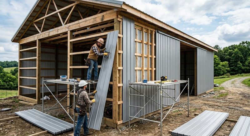 Pole Barn Siding Installation in Essex County, MA