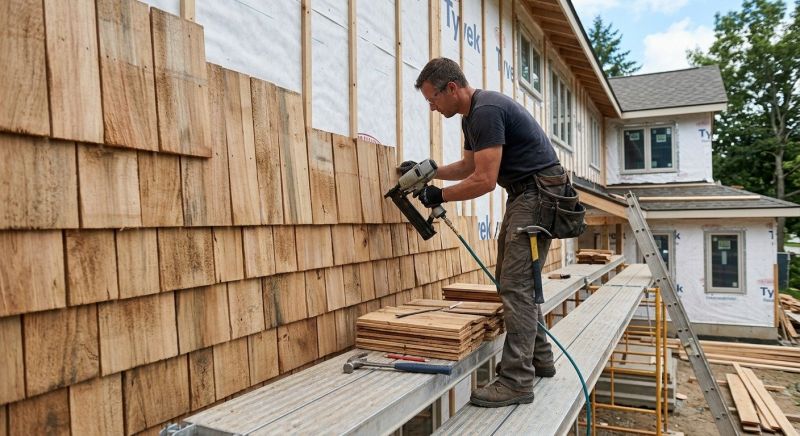 Shake Siding Installation in Groveland, MA