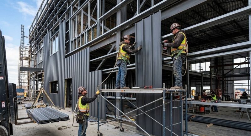 Steel Cladding Installation in Essex County, MA