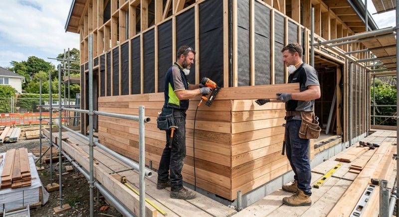 Wood Cladding Installation in Quincy, MA