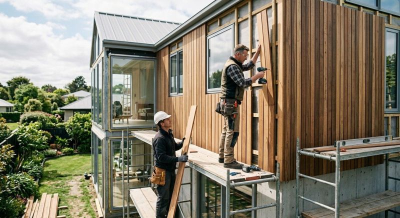 Wood Cladding Installation in Quincy, MA