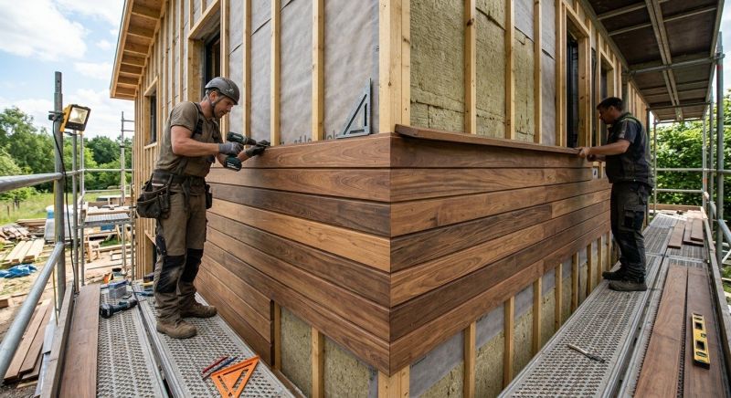 Wood Cladding Installation in Quincy, MA