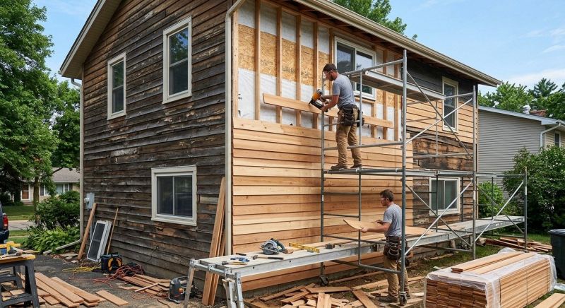 Wood Siding Replacement in Billerica, MA
