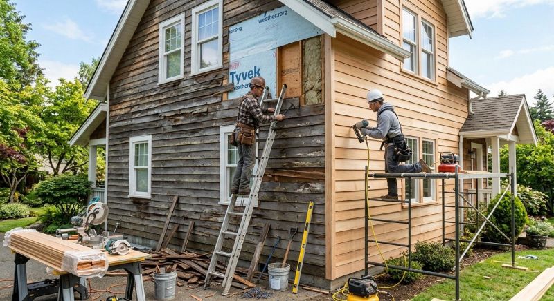 Wood Siding Replacement in Ipswich, MA