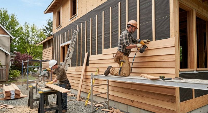 Clapboard Siding Installation