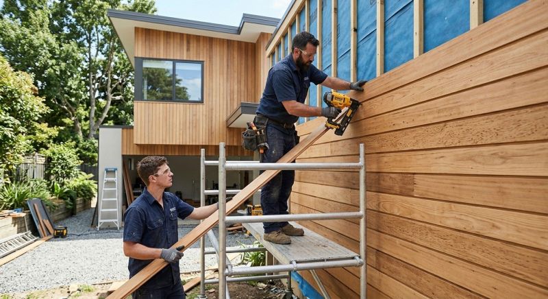 Wood Cladding Installation in Quincy, MA
